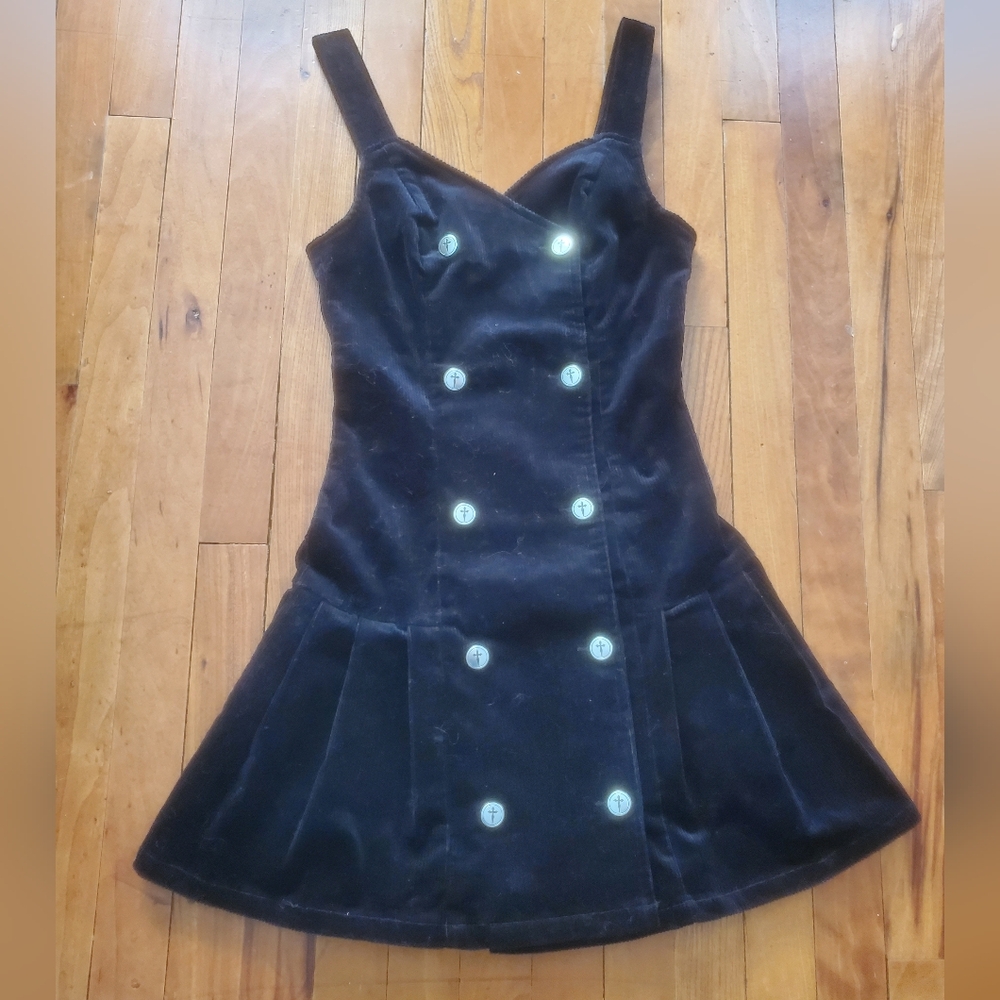 Killstar Black Corduroy Dress